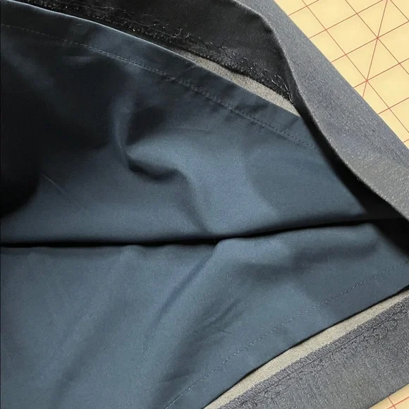 ALEX MARIE Career Old Money Preppy Flare Short SLV Wrap Skirt Navy Blue Dress 4 - Picture 9 of 16